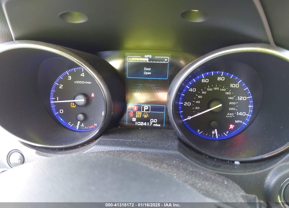 2019 SUBARU OUTBACK 2.5I TOURING VIN: 4S4BSATC7K3272301
