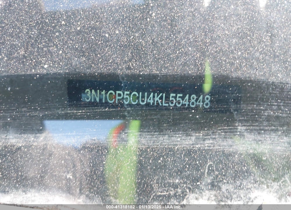2019 NISSAN KICKS S VIN: 3N1CP5CU4KL554848