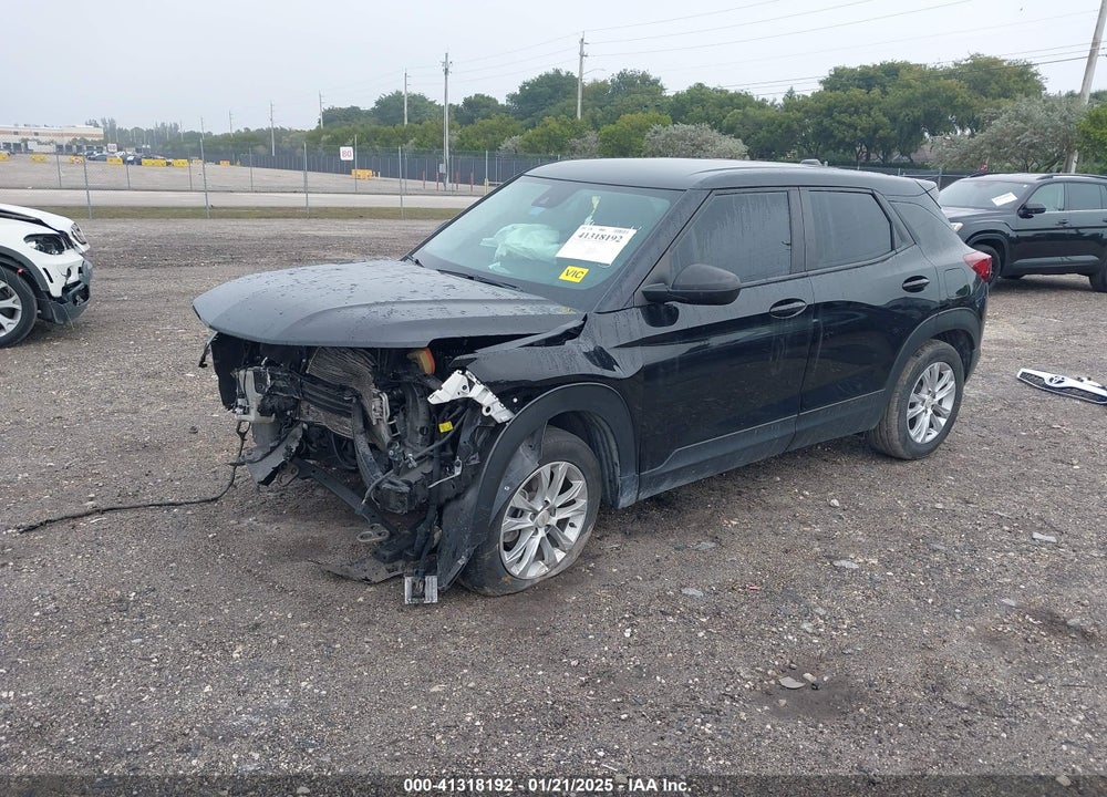 2021 CHEVROLET TRAILBLAZER FWD LS VIN: KL79MMS22MB173995