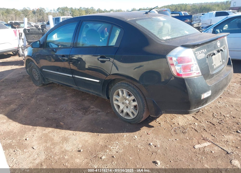 2012 NISSAN SENTRA VIN: 3N1AB6AP2CL778081