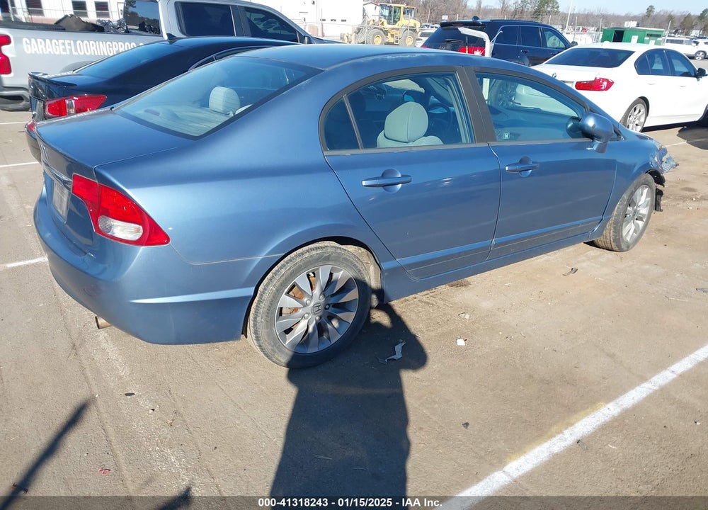 2009 HONDA CIVIC VIN: 2HGFA16809H543837