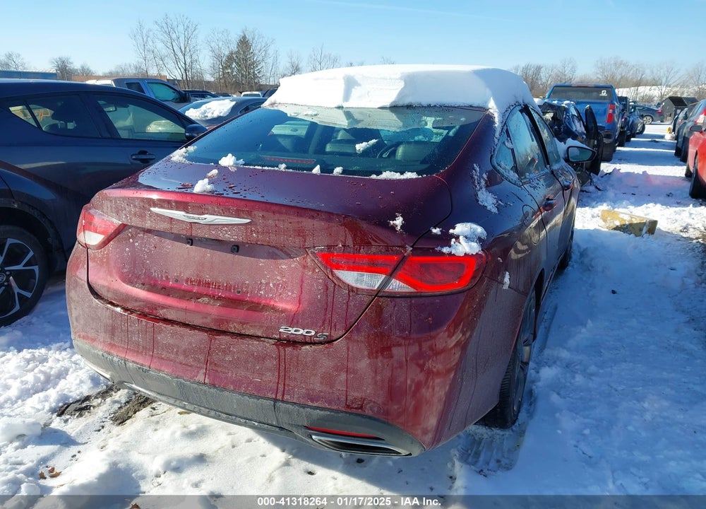 2015 CHRYSLER 200 VIN: 1C3CCCBG3FN525862