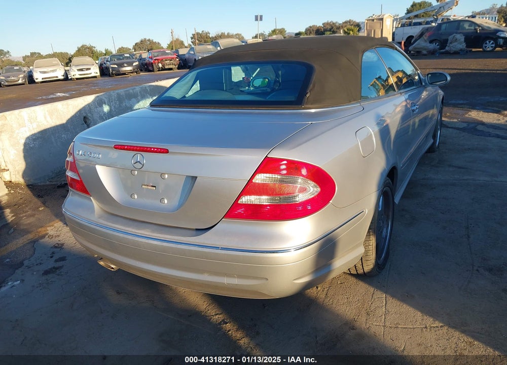 2004 MERCEDES-BENZ CLK 500 VIN: WDBTK75G64T030550