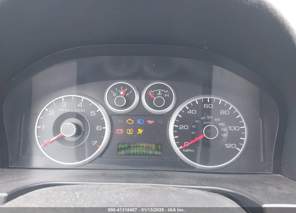 2009 FORD FUSION VIN: 3FAHP08169R191311