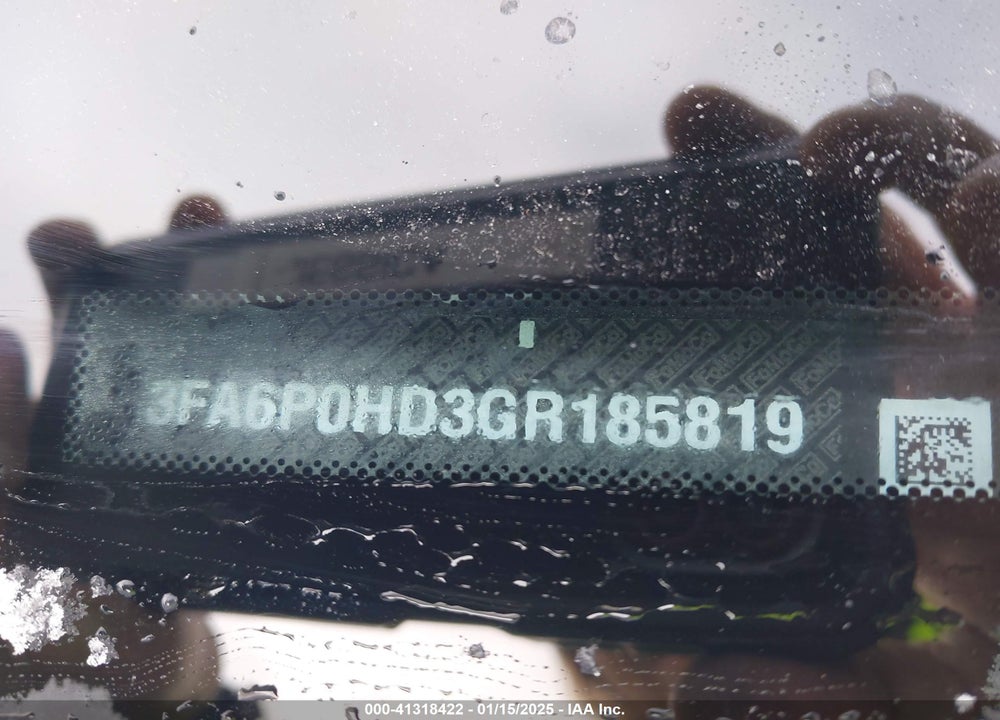 2016 FORD FUSION SE VIN: 3FA6P0HD3GR185819