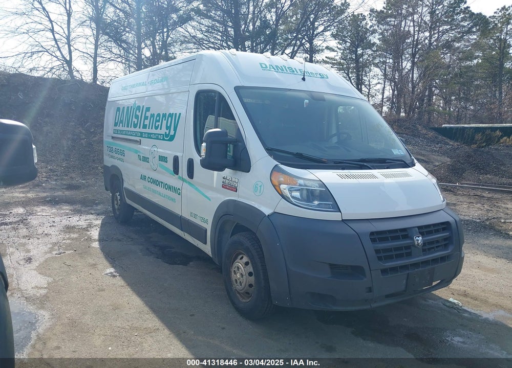 2015 RAM PROMASTER 2500 HIGH ROOF VIN: 3C6TRVDD7FE509460