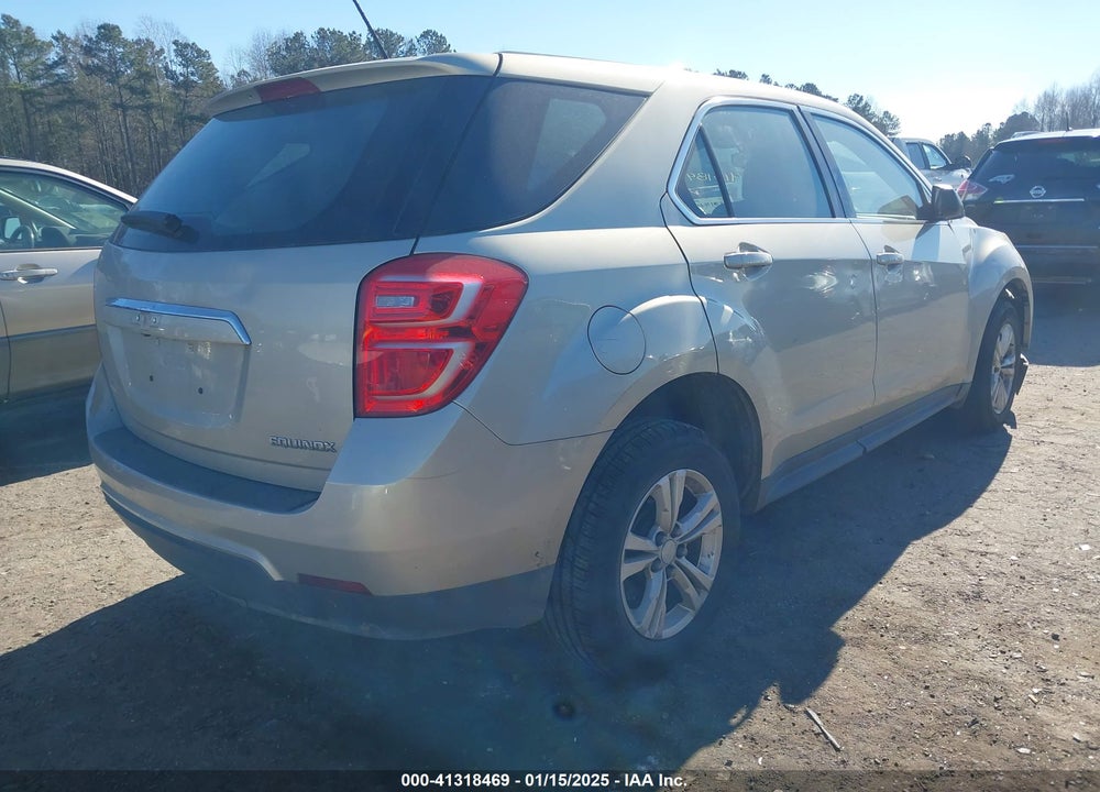 2016 CHEVROLET EQUINOX LS VIN: 2GNALBEK7G1156818