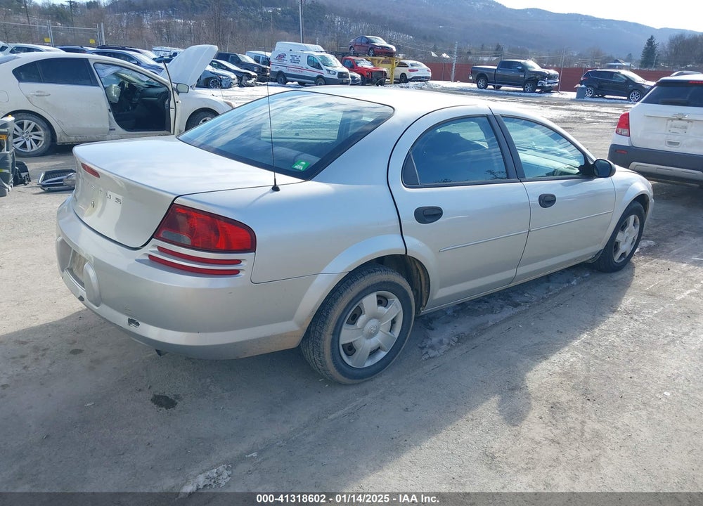 2004 DODGE STRATUS SE VIN: 1B3EL36X54N369465