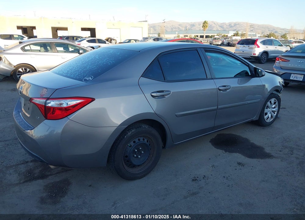 2016 TOYOTA COROLLA VIN: 5YFBURHE2GP397647