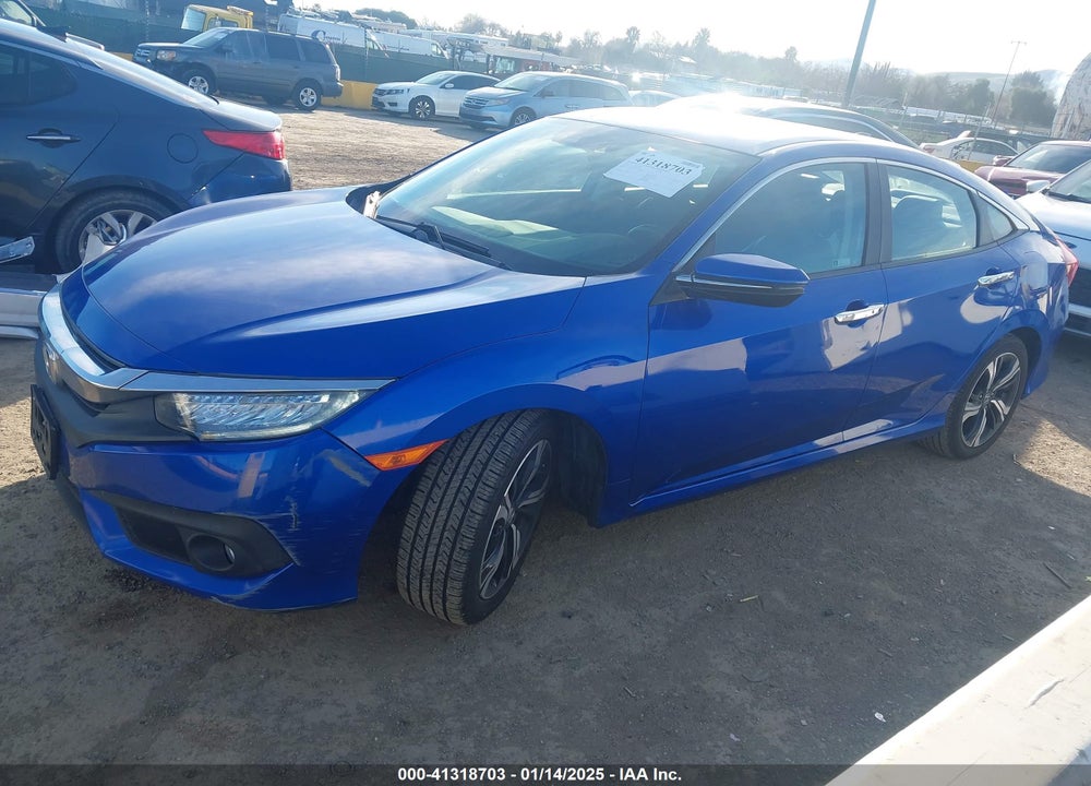 2018 HONDA CIVIC TOURING VIN: 19XFC1F94JE200658