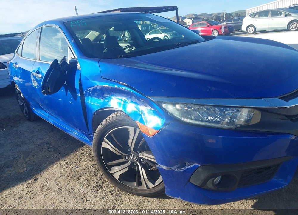 2018 HONDA CIVIC TOURING VIN: 19XFC1F94JE200658