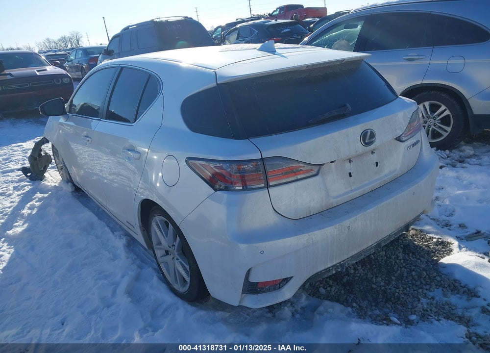 2017 LEXUS CT 200H VIN: JTHKD5BH9H2292758