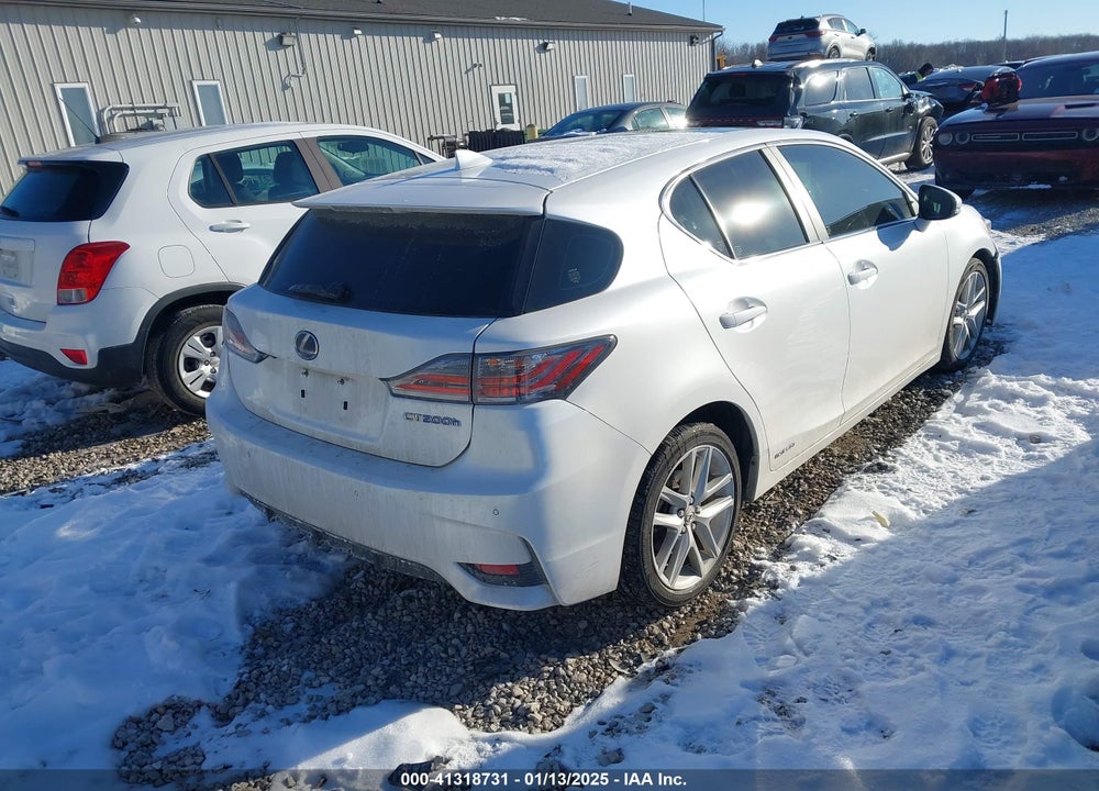 2017 LEXUS CT 200H VIN: JTHKD5BH9H2292758