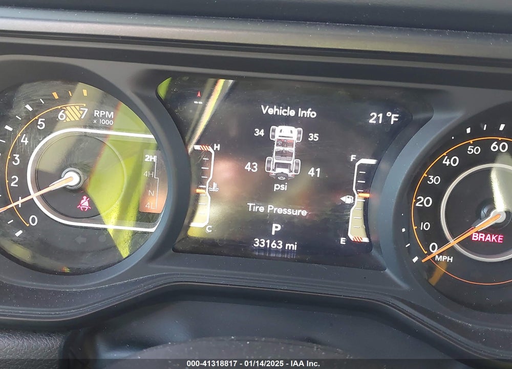 2024 JEEP WRANGLER 4-DOOR SAHARA 4X4 VIN: 1C4PJXEN2RW129229