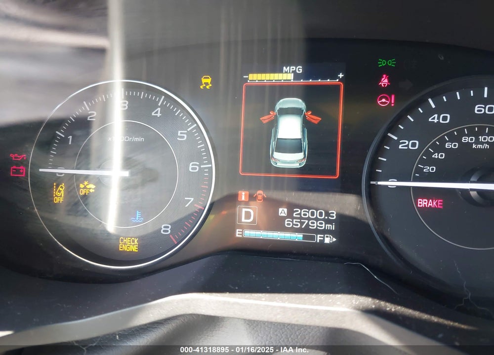 2019 SUBARU IMPREZA VIN: 4S3GTAD63K3752836