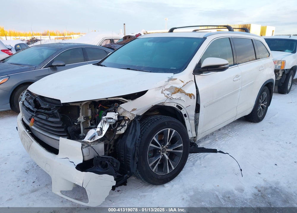 2016 TOYOTA HIGHLANDER XLE V6 VIN: 5TDJKRFH6GS311245