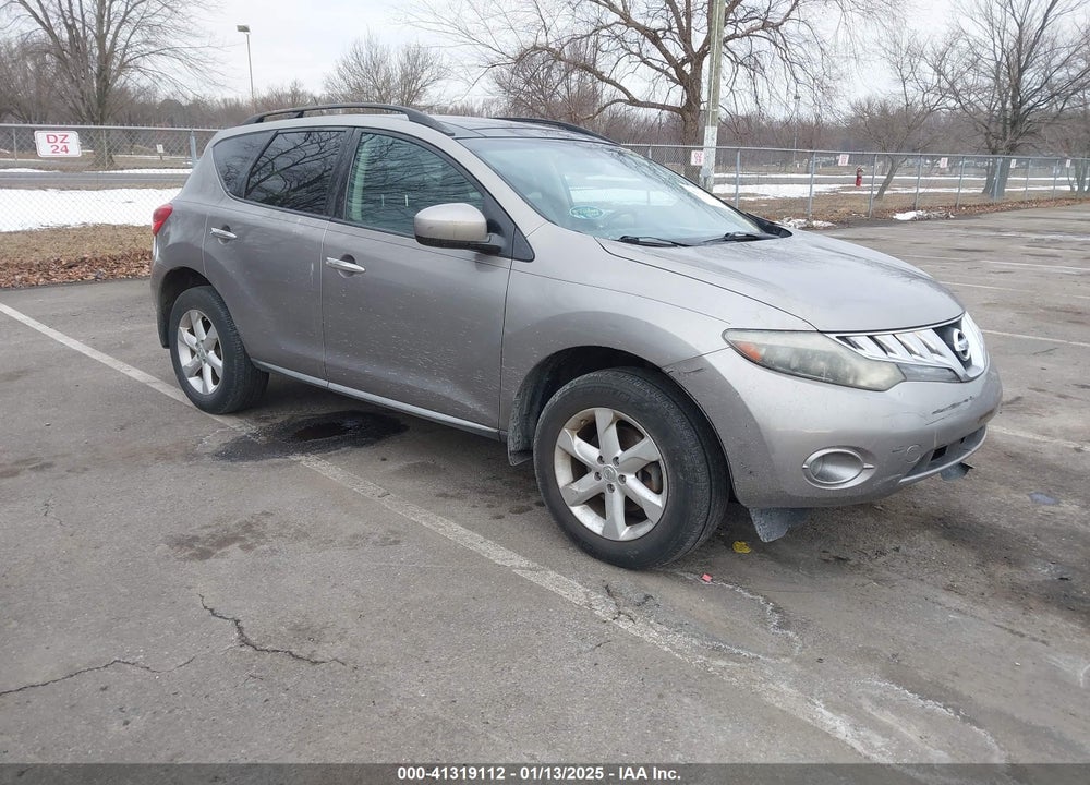 2010 NISSAN MURANO SL VIN: JN8AZ1MW4AW109093