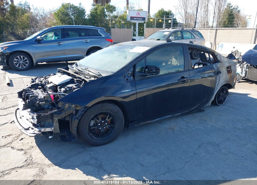 2022 TOYOTA PRIUS VIN: JTDKAMFU0N3161123