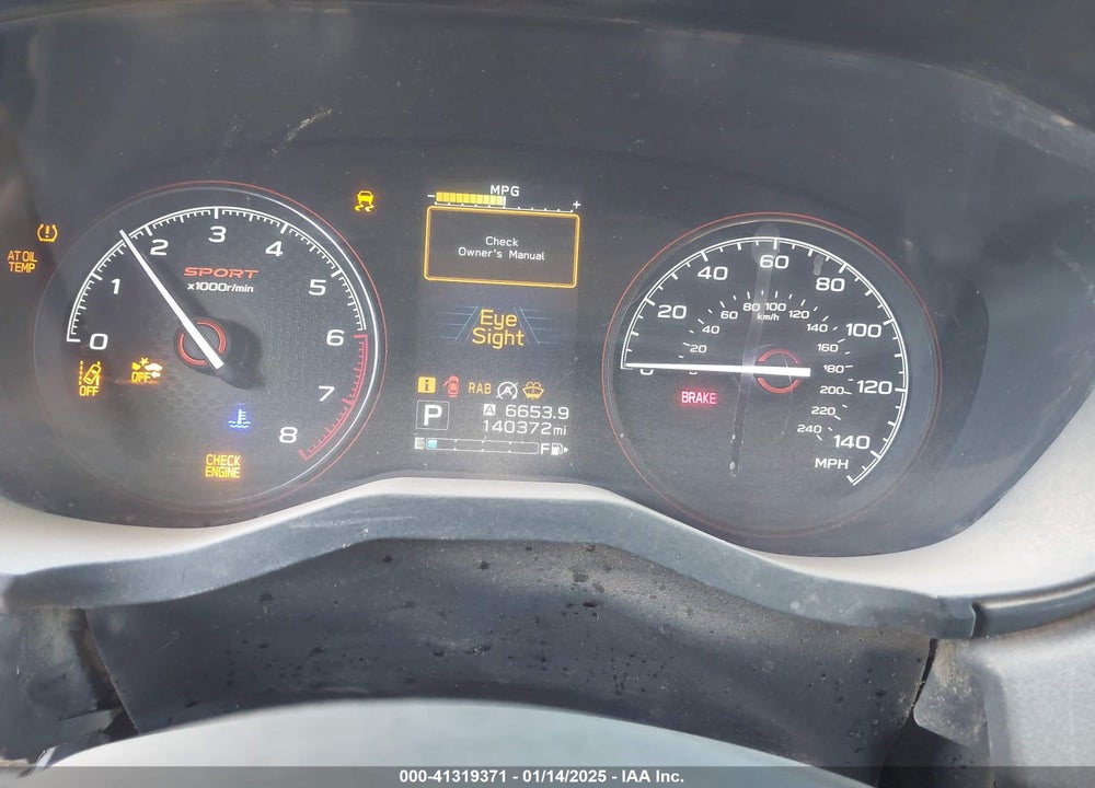 2020 SUBARU FORESTER SPORT VIN: JF2SKARC1LH537795