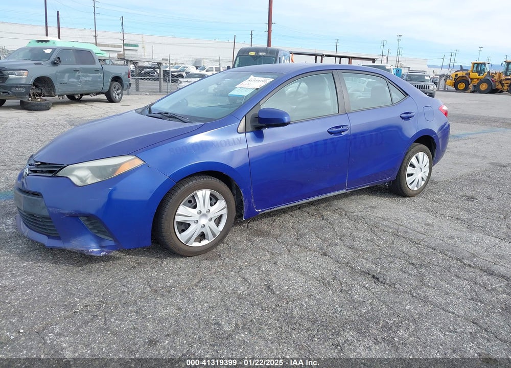 2014 TOYOTA COROLLA LE VIN: 5YFBURHE7EP177188