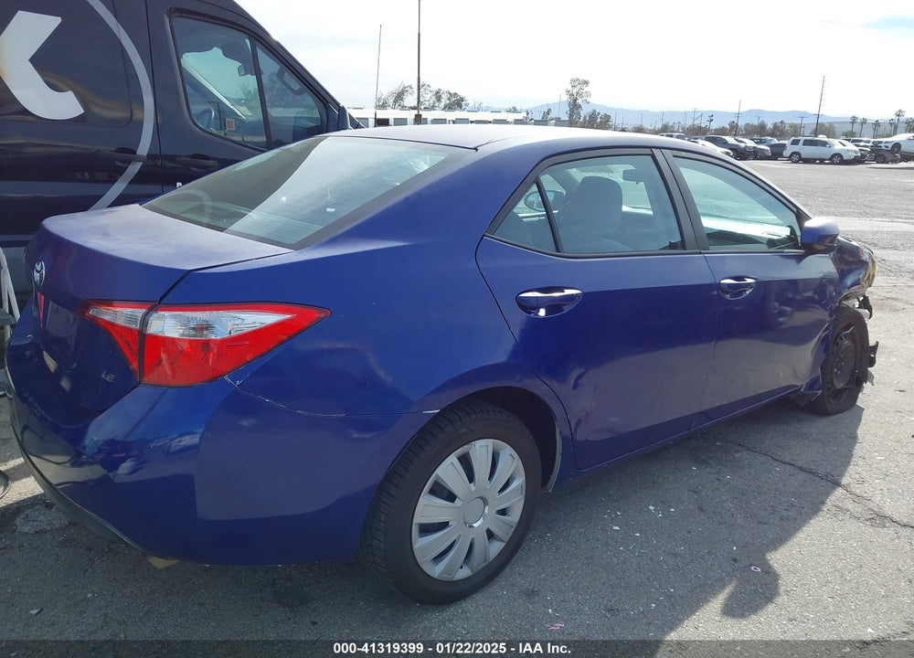 2014 TOYOTA COROLLA LE VIN: 5YFBURHE7EP177188