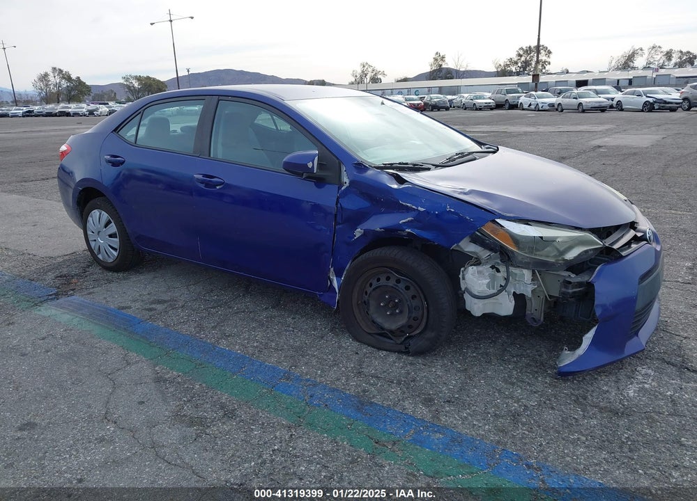 2014 TOYOTA COROLLA LE VIN: 5YFBURHE7EP177188