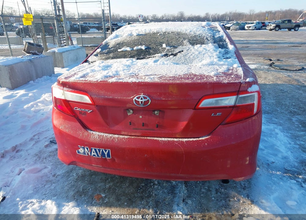 2012 TOYOTA CAMRY LE VIN: 4T4BF1FK3CR182667