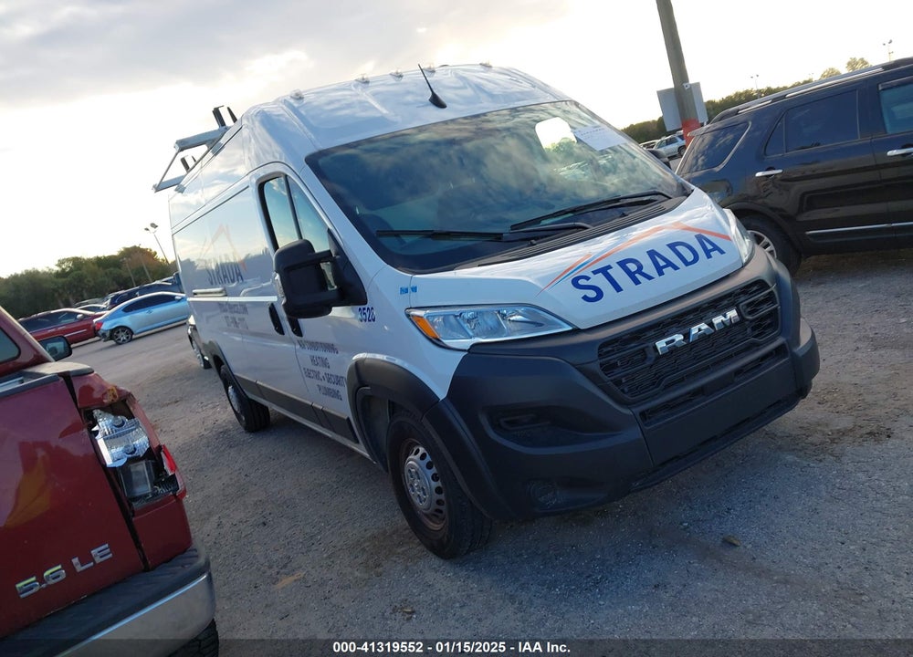 2024 RAM PROMASTER 2500 TRADESMAN HIGH ROOF 159 WB W/PASS SEAT VIN: 3C6LRVDG6RE108030