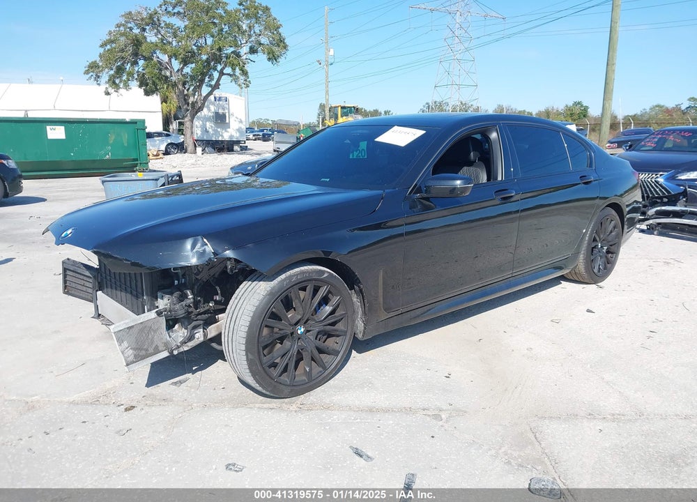 2022 BMW 740 I VIN: WBA7T2C04NCG89916