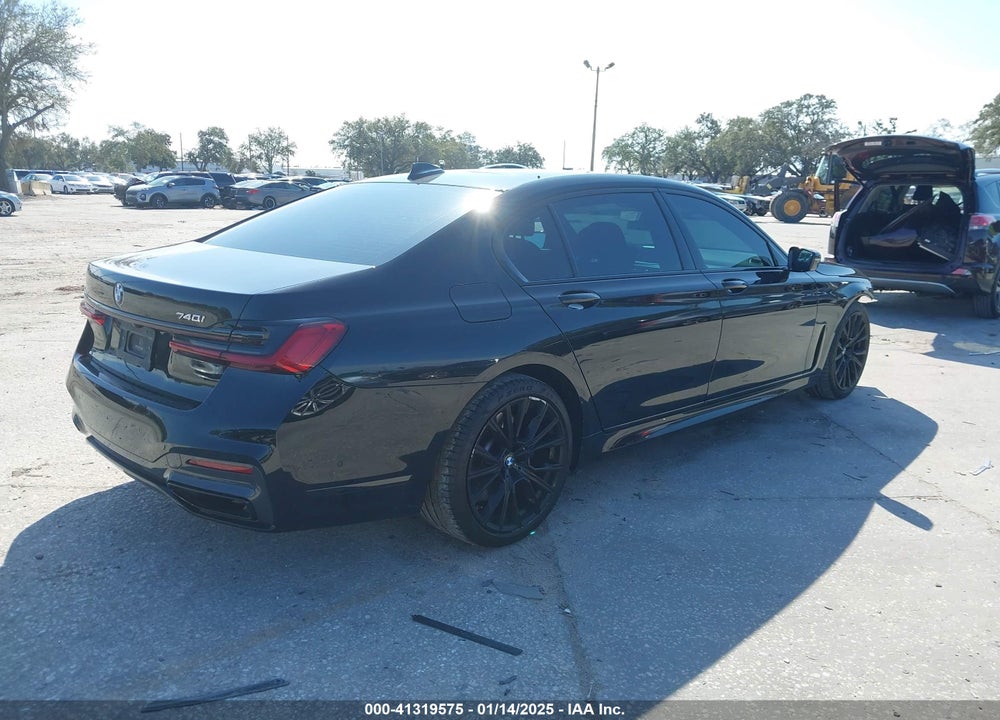 2022 BMW 740 I VIN: WBA7T2C04NCG89916