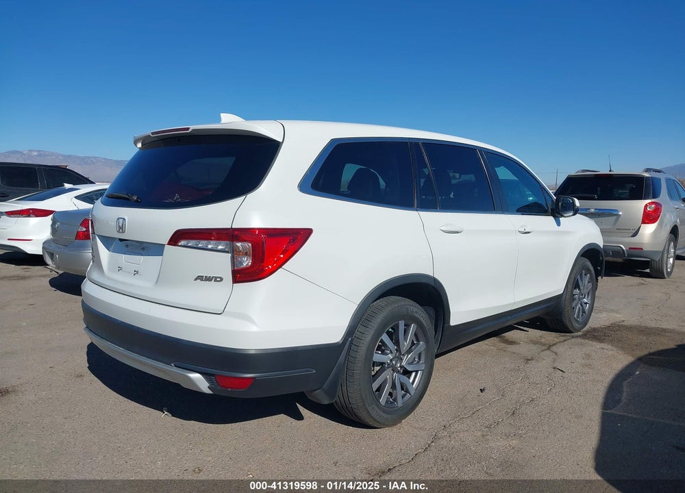 2021 HONDA PILOT AWD EX-L VIN: 5FNYF6H51MB097219