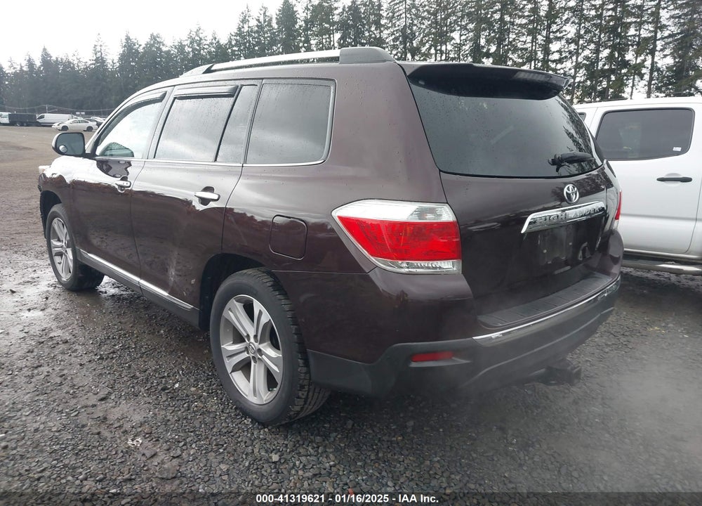 2012 TOYOTA HIGHLANDER LIMITED V6 VIN: 5TDYK3EH0CS070032