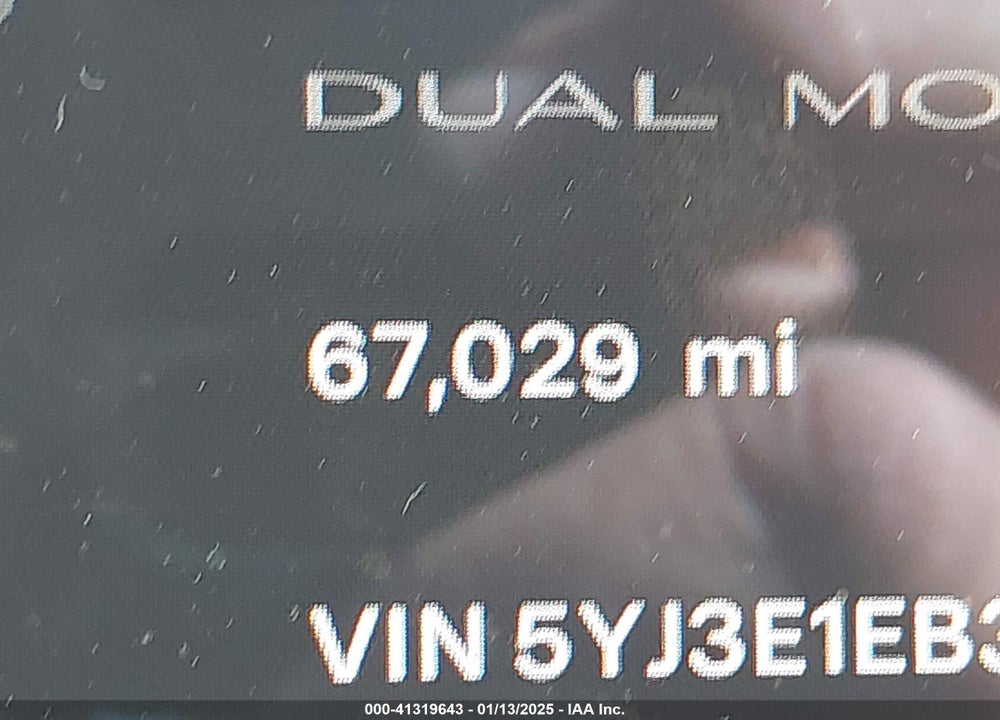 2019 TESLA MODEL 3 VIN: 5YJ3E1EB3KF497824