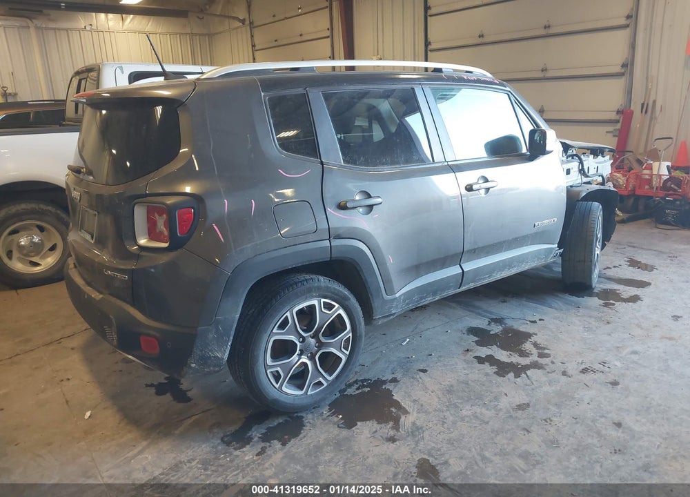 2017 JEEP RENEGADE LIMITED 4X4 VIN: ZACCJBDB5HPG61160