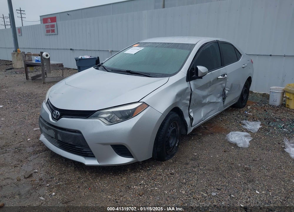 2015 TOYOTA COROLLA L VIN: 2T1BURHE8FC325673