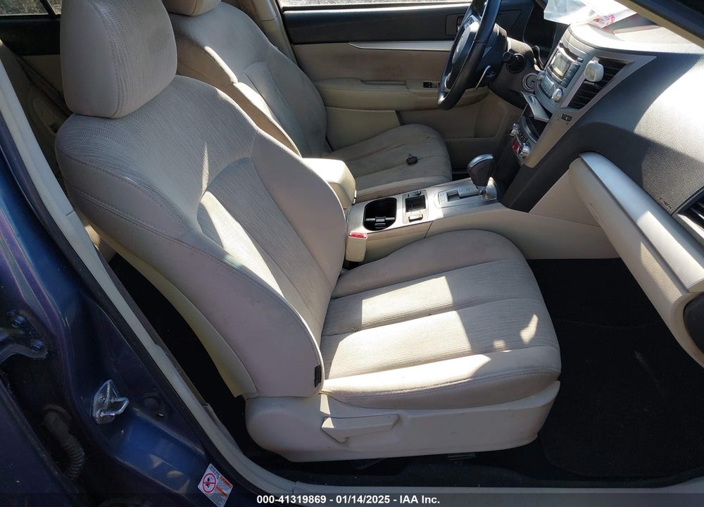 2013 SUBARU OUTBACK 2.5I PREMIUM VIN: 4S4BRBGC9D3309489