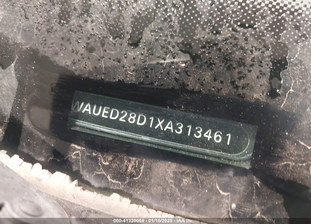 1999 AUDI A4 2.8 VIN: WAUED28D1XA313461
