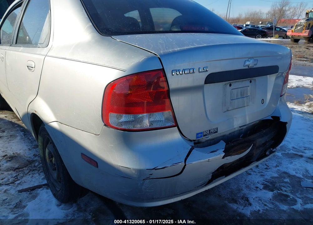2006 CHEVROLET AVEO VIN: KL1TD56606B524585