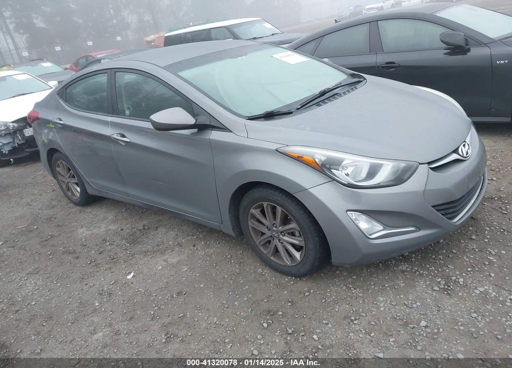 2014 HYUNDAI ELANTRA SE VIN: 5NPDH4AE7EH491463