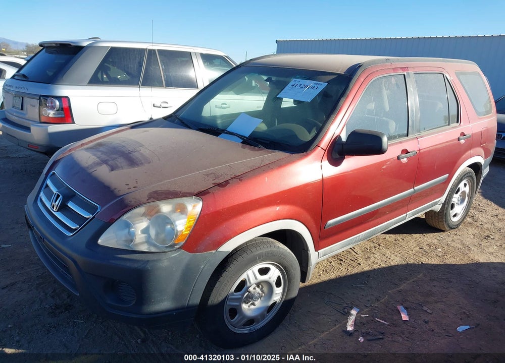 2006 HONDA CR-V LX VIN: JHLRD68516C010075