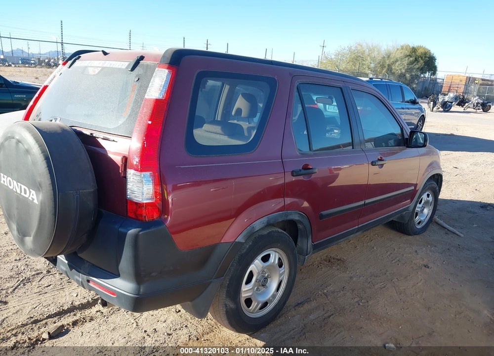 2006 HONDA CR-V LX VIN: JHLRD68516C010075