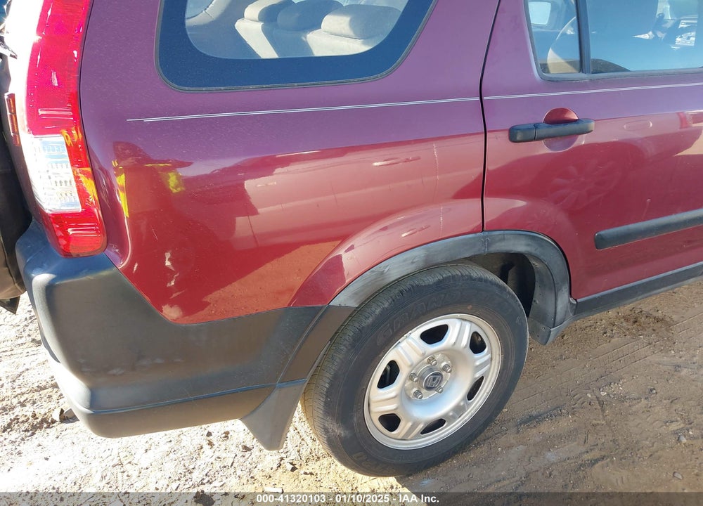 2006 HONDA CR-V LX VIN: JHLRD68516C010075