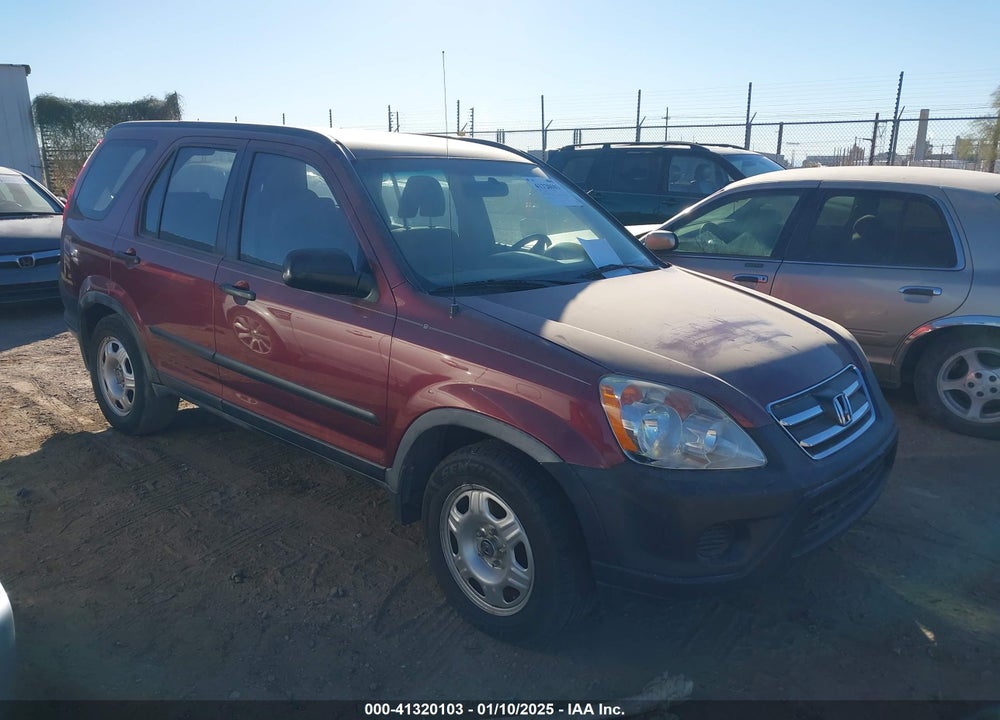 2006 HONDA CR-V LX VIN: JHLRD68516C010075