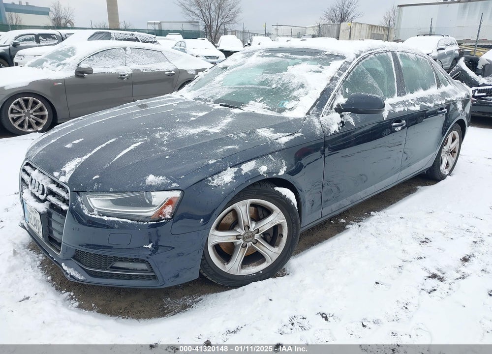 2013 AUDI A4 2.0T PREMIUM VIN: WAUBFAFL1DN037160
