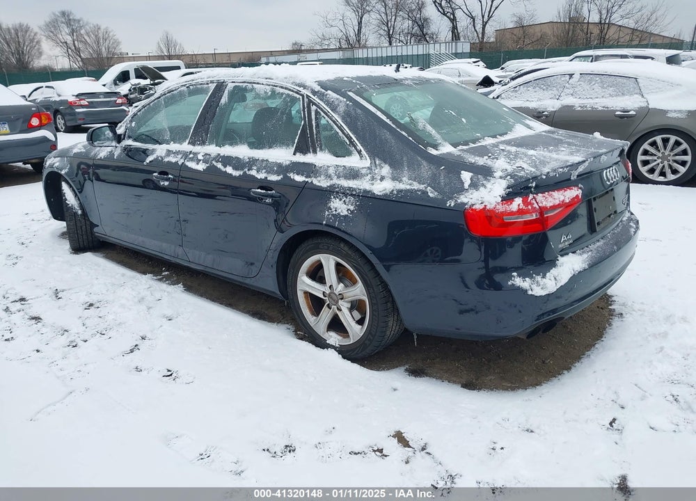 2013 AUDI A4 2.0T PREMIUM VIN: WAUBFAFL1DN037160