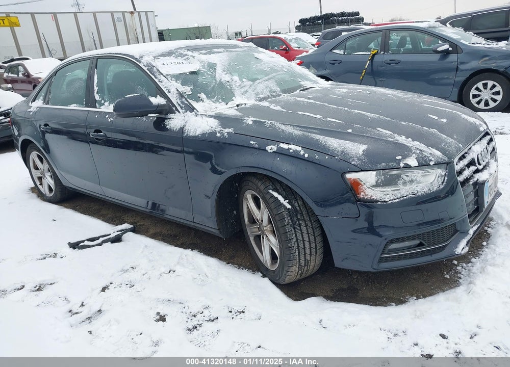 2013 AUDI A4 2.0T PREMIUM VIN: WAUBFAFL1DN037160