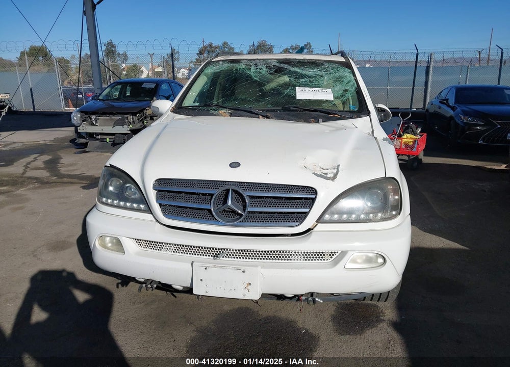 2003 MERCEDES-BENZ ML 500 VIN: 4JGAB75E83A425293
