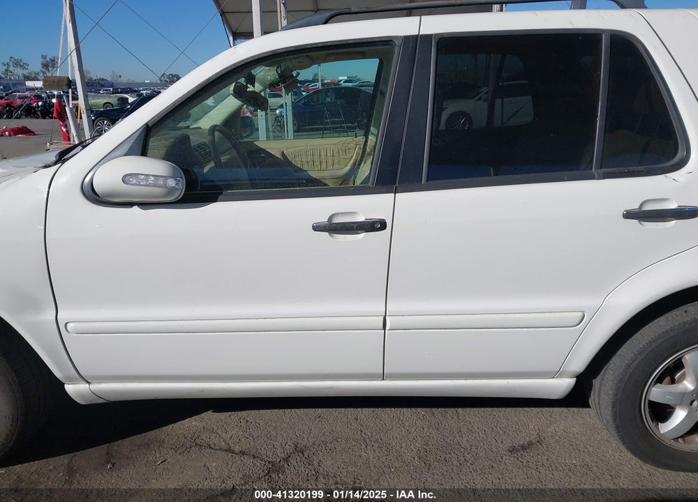 2003 MERCEDES-BENZ ML 500 VIN: 4JGAB75E83A425293
