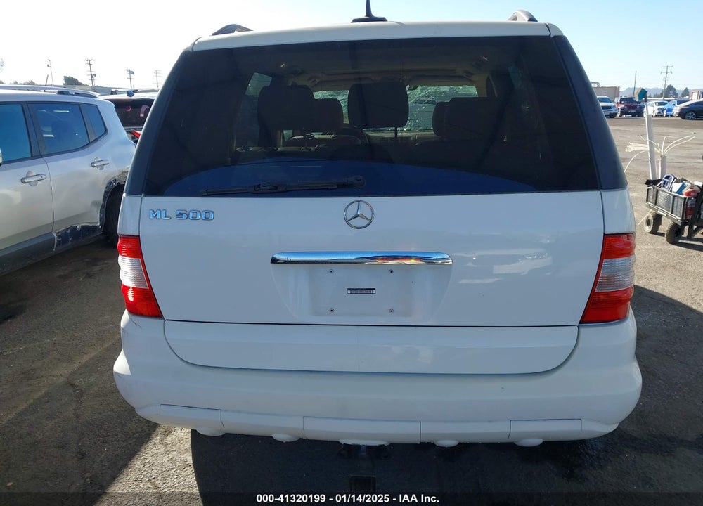2003 MERCEDES-BENZ ML 500 VIN: 4JGAB75E83A425293