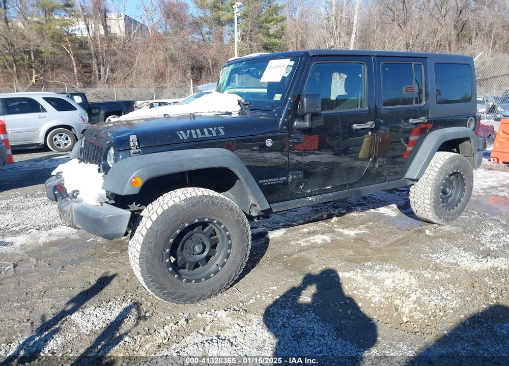 2016 JEEP WRANGLER UNLIMITED WILLYS WHEELER VIN: 1C4HJWDG0GL273281